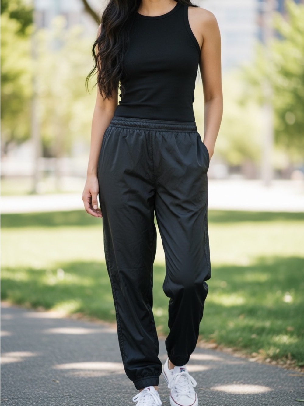 adidas Black Track Jogger Pants